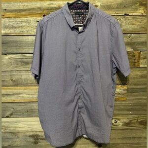 Ted baker- London- size 7-purple color- 96% cotton-button down- short sleeves